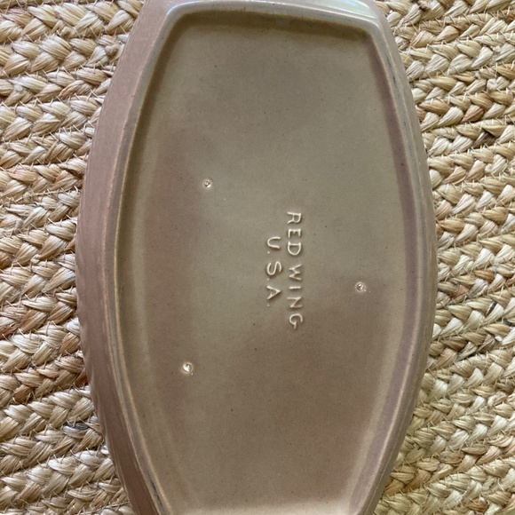 RARE Mid-century modern Redwing serving dish & 2 mugs - Picture 7 of 8